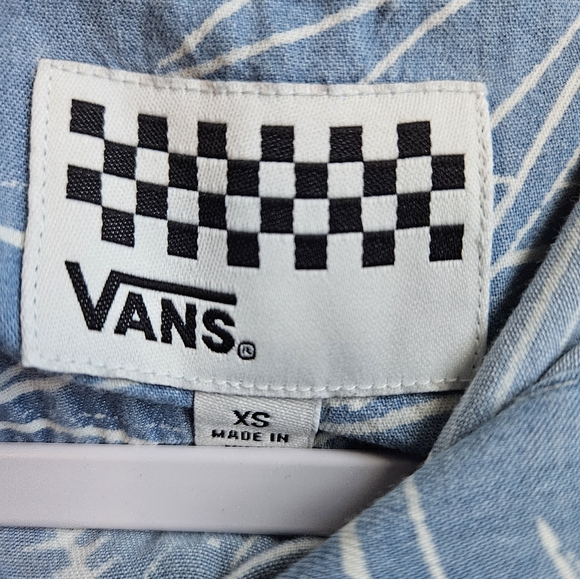 Vans Women's Short Sleeve Button Up Top - Picture 5 of 5